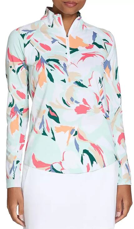 Walter Hagen Tops - Walter Hagen Performance 11 Floral 1/4 Zip Pullover NWT Size XS UPF 50+